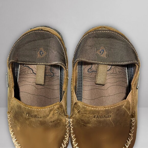 Olukai NA’I WP Men’s Waterproof Slip-On Loafers US 9 (10336-345H) - Picture 2 of 5